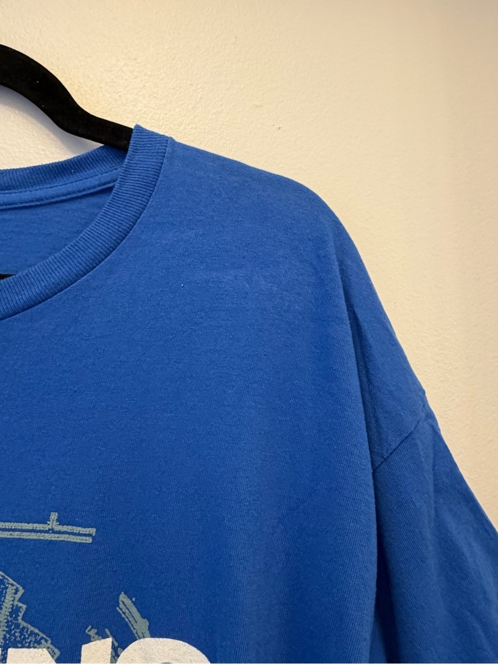 New York Rangers Opening Night 2024-2025 Heavy Cotton T-Shirt Mens XL Blue NHL - Picture 8 of 8